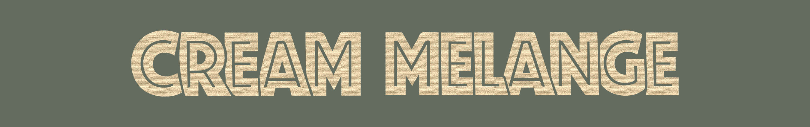 Cream Melange Tees
