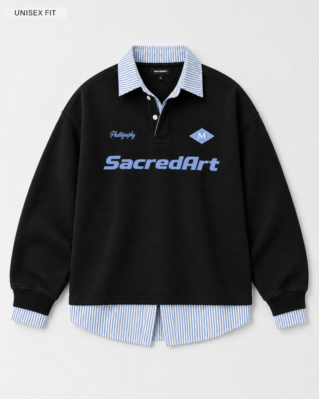 Sacred Art Black Korean Sweatshirt Secondary image