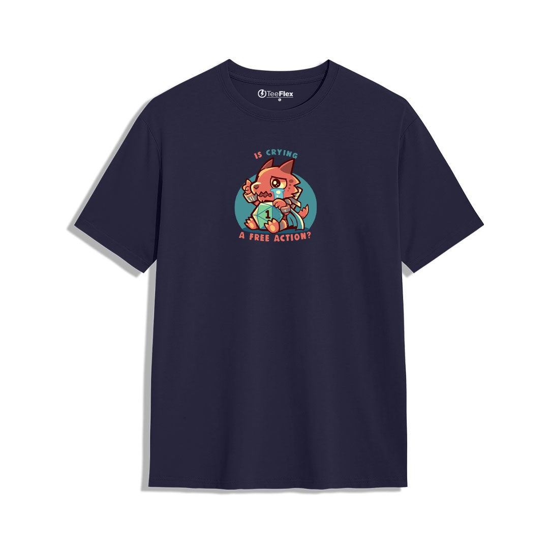 Crying Is A Free Action Regular Tee