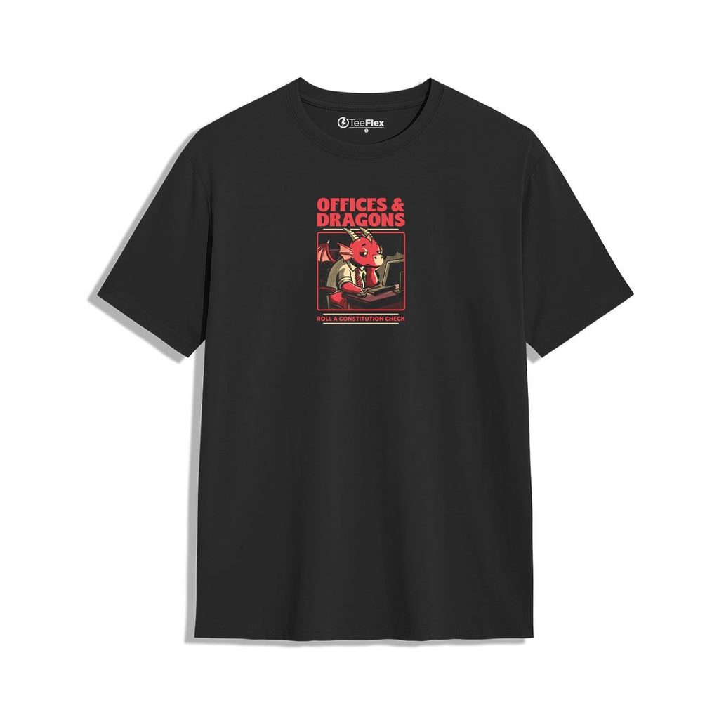 Dragon Office RPG Regular Tee