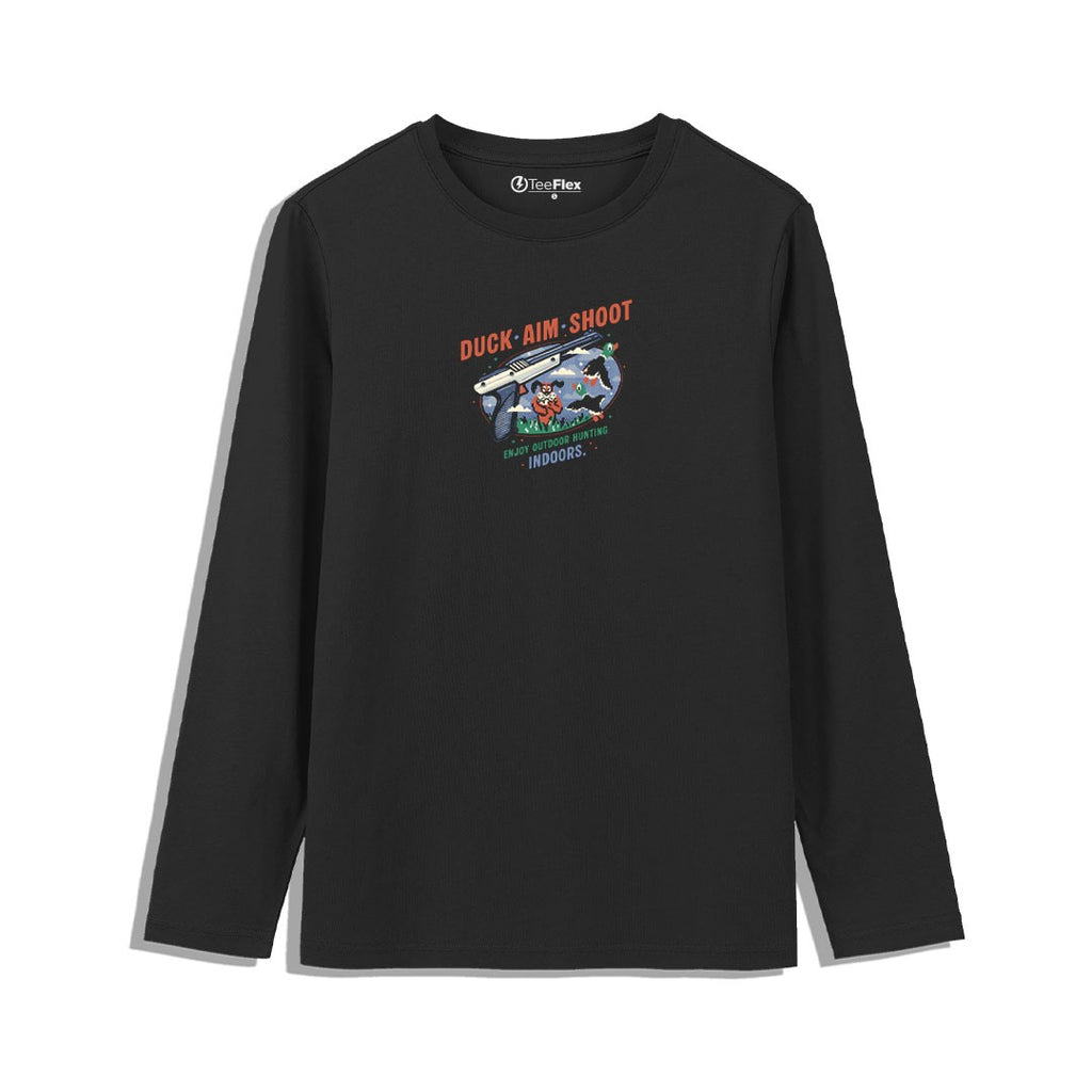 Duck Aim Shoot Full Sleeves Tee