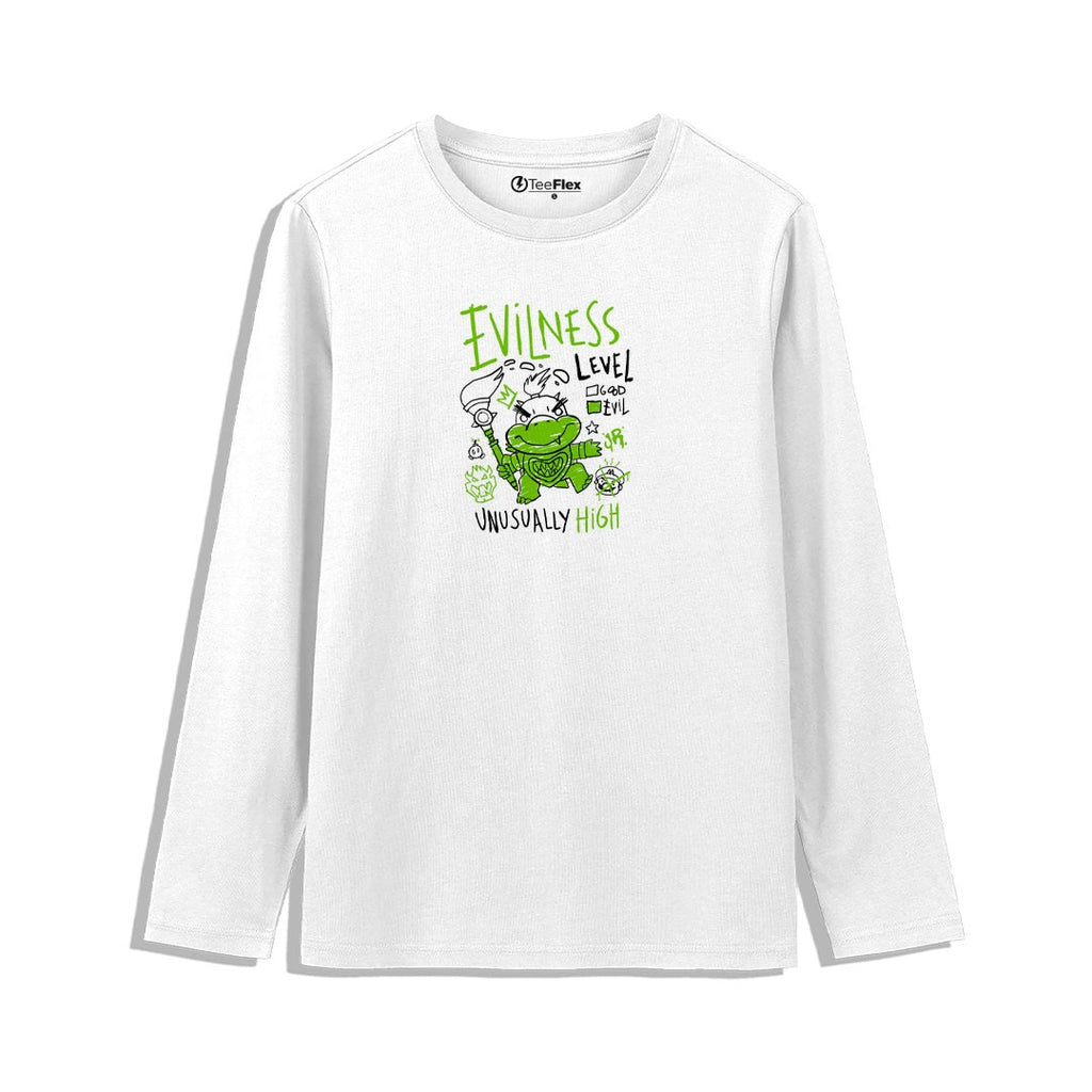 Evilness Level Full Sleeves Tee