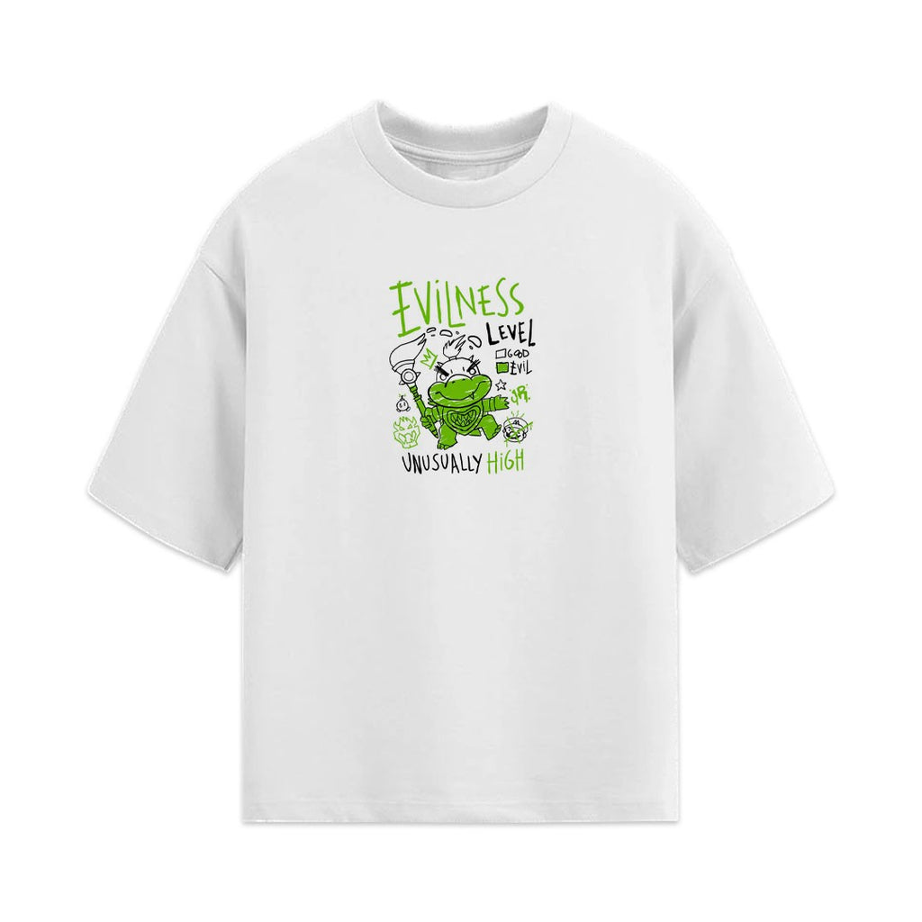 Evilness Level Oversized Tee