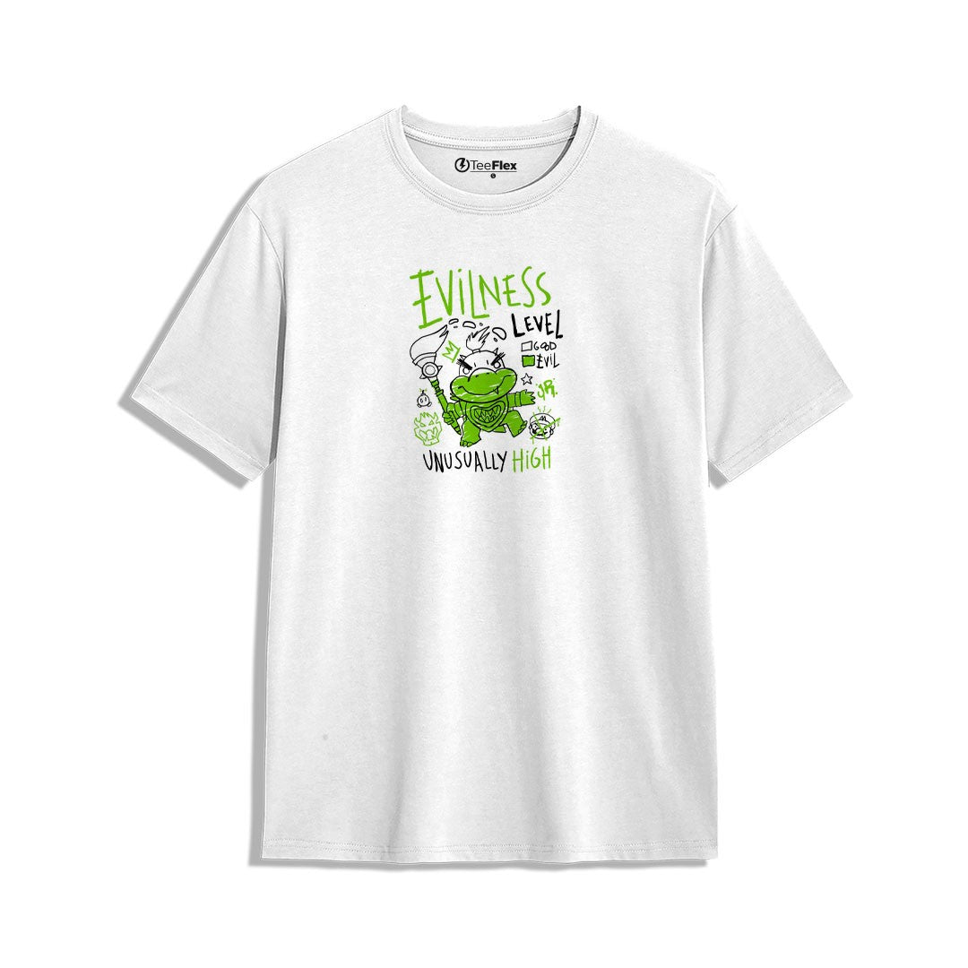Evilness Level Oversized Tee