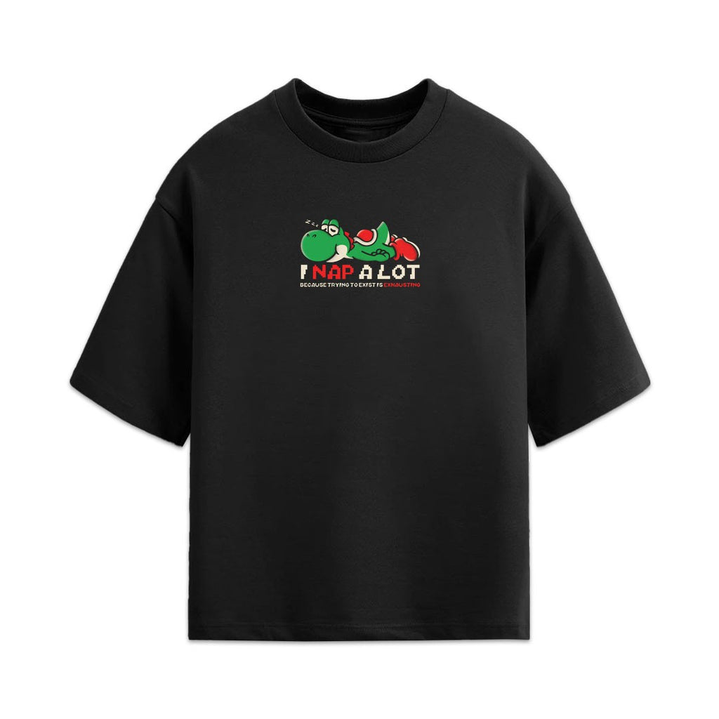 Existing Is Exhausting Oversized Tee