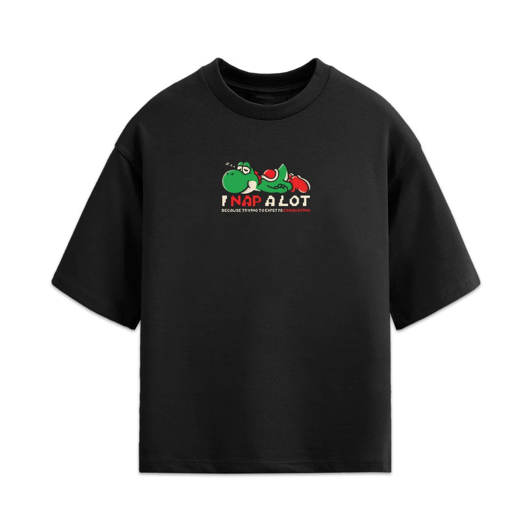Existing Is Exhausting Oversized Tee