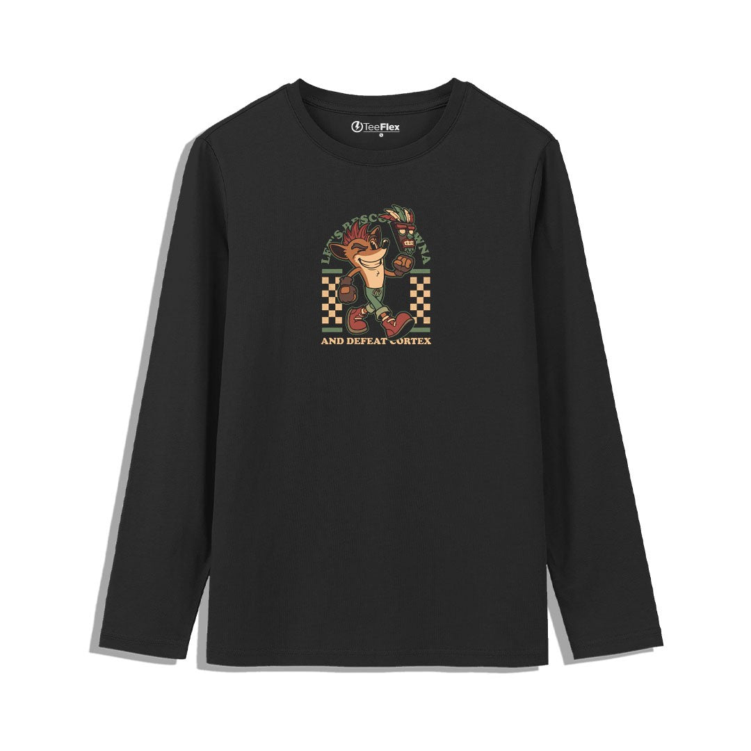 Game Mascot Crash Mask Regular Tee