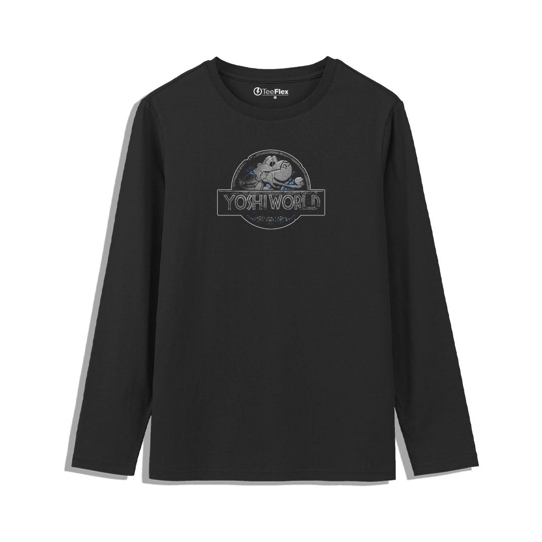 Green Dino World Oversized Tee