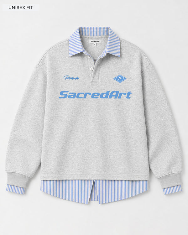 Sacred Art Heather Grey Korean Sweatshirt