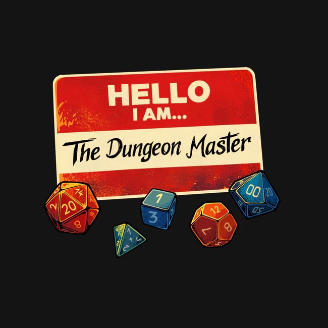 Hello I Am The Dungeon Master Oversized Tee