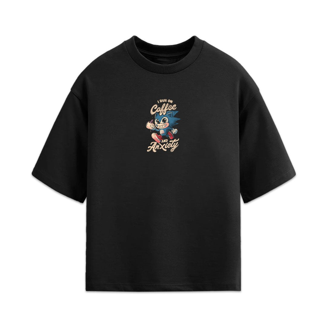 I Run On Coffee And Anxiety Regular Tee