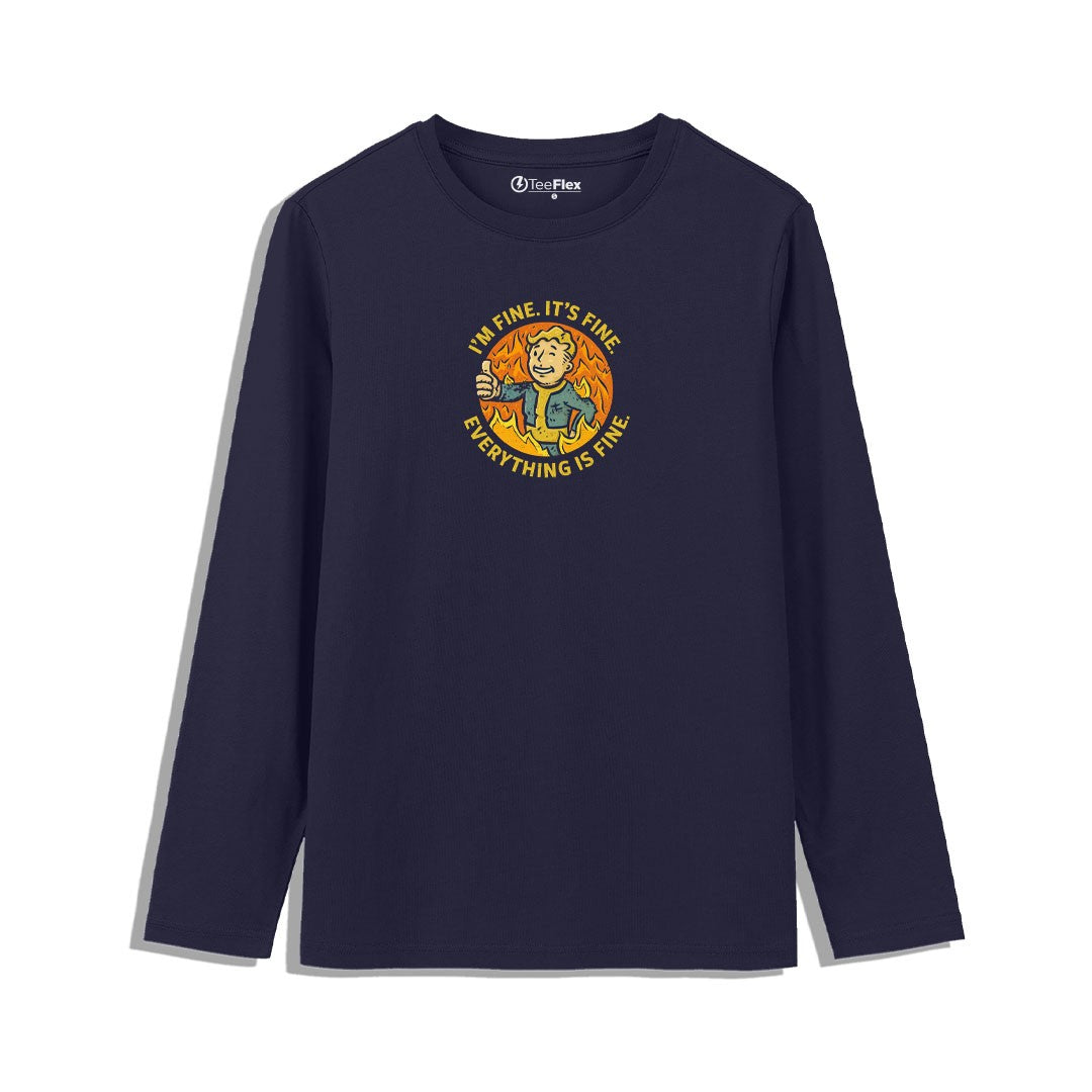 It Is All Fine Oversized Tee
