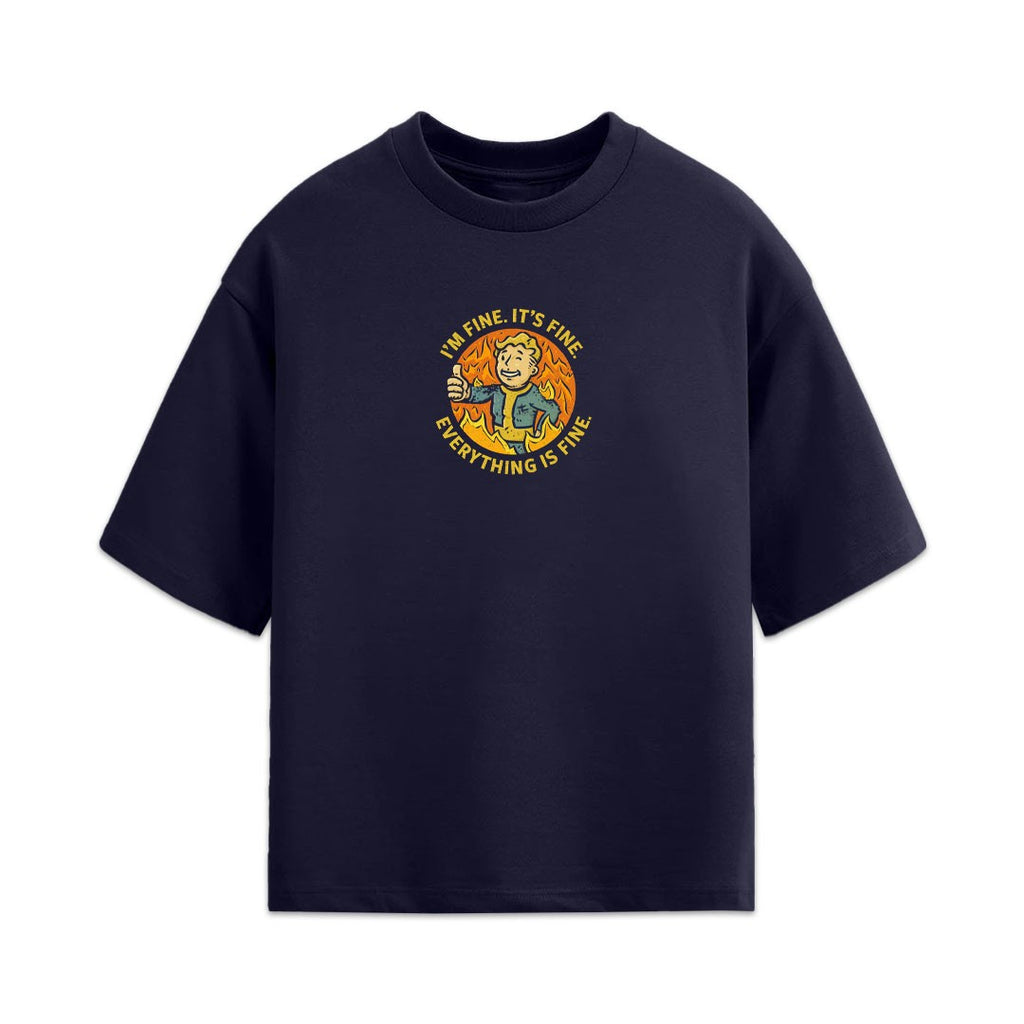 It Is All Fine Oversized Tee