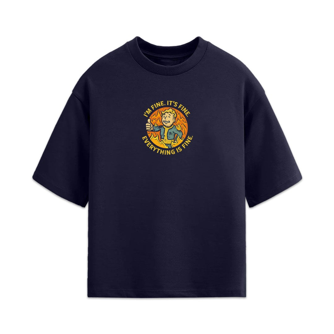 It Is All Fine Oversized Tee