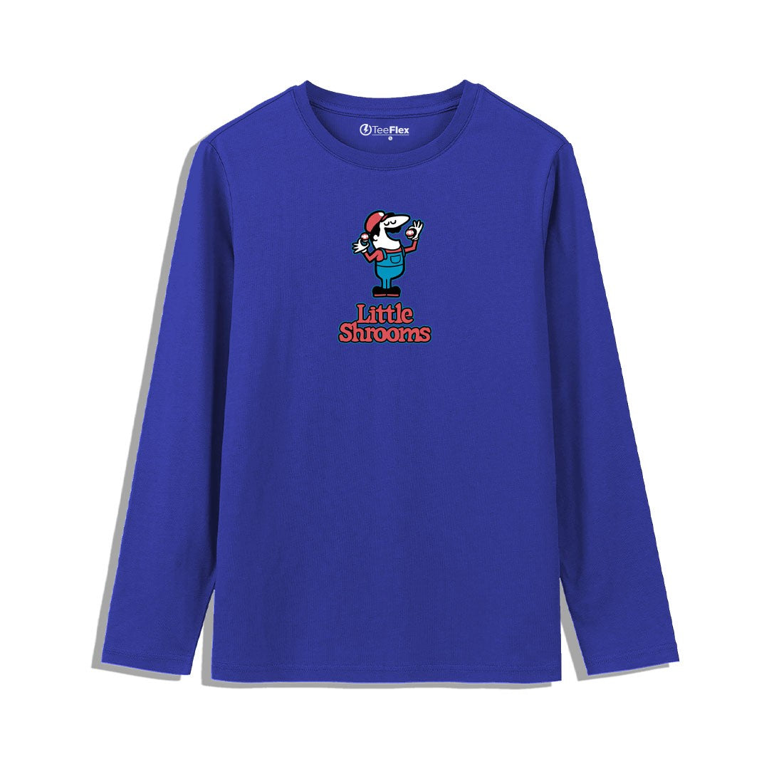Little Mushrooms Game Food Oversized Tee