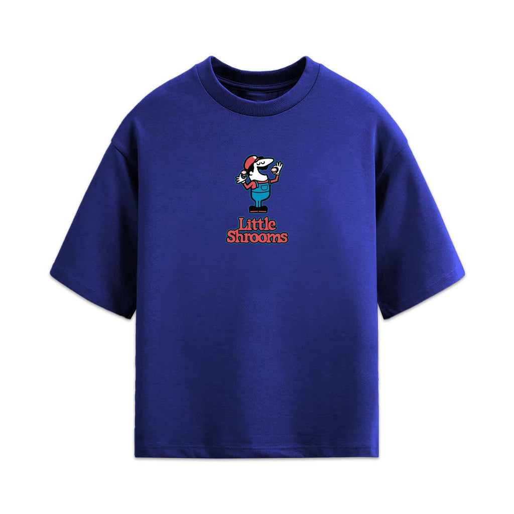 Little Mushrooms Game Food Oversized Tee