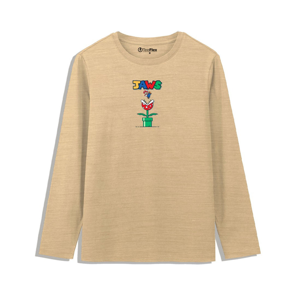 Mario Jaws Full Sleeves Tee