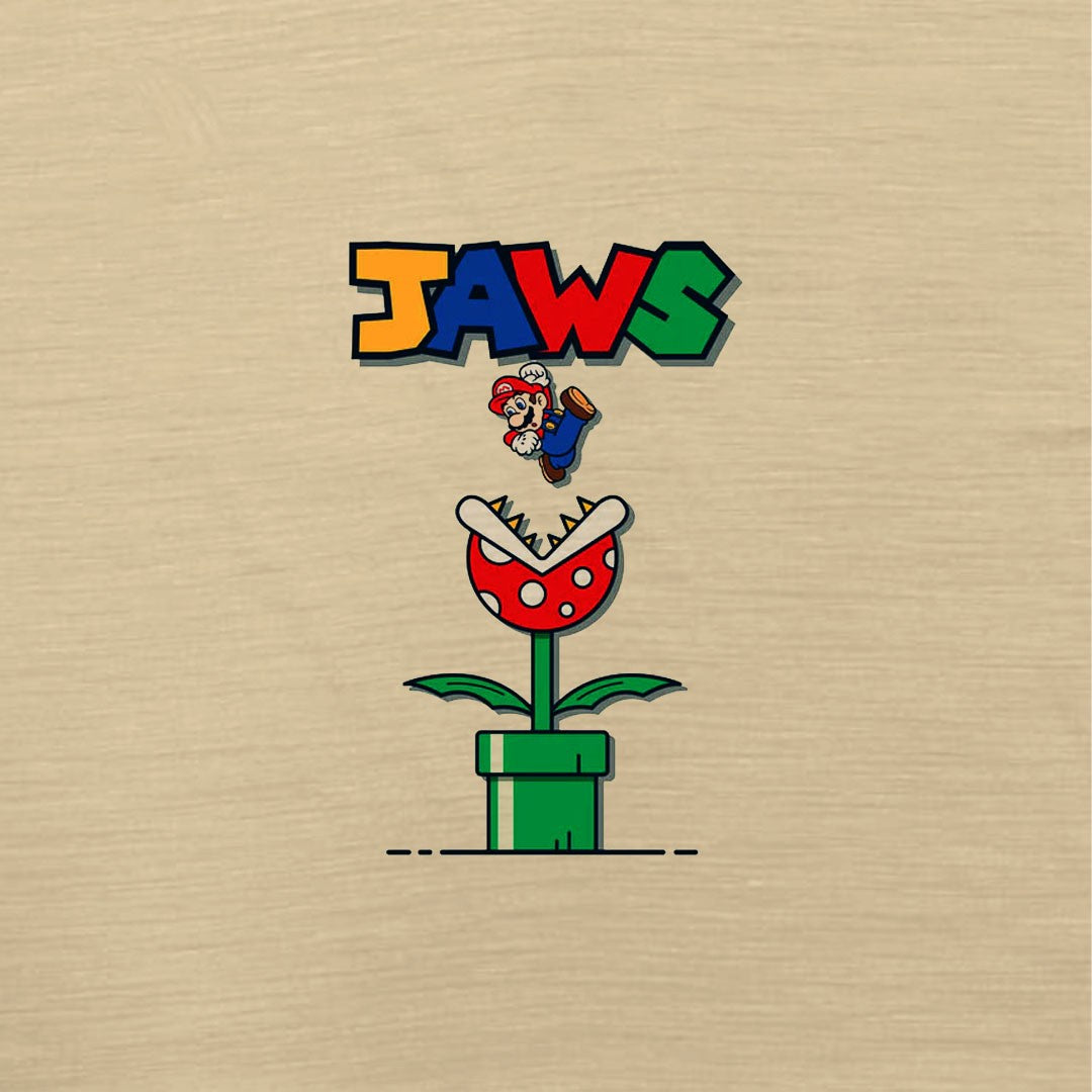 Mario Jaws Oversized Tee