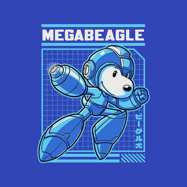 Mega Beagle Videogame Oversized Tee