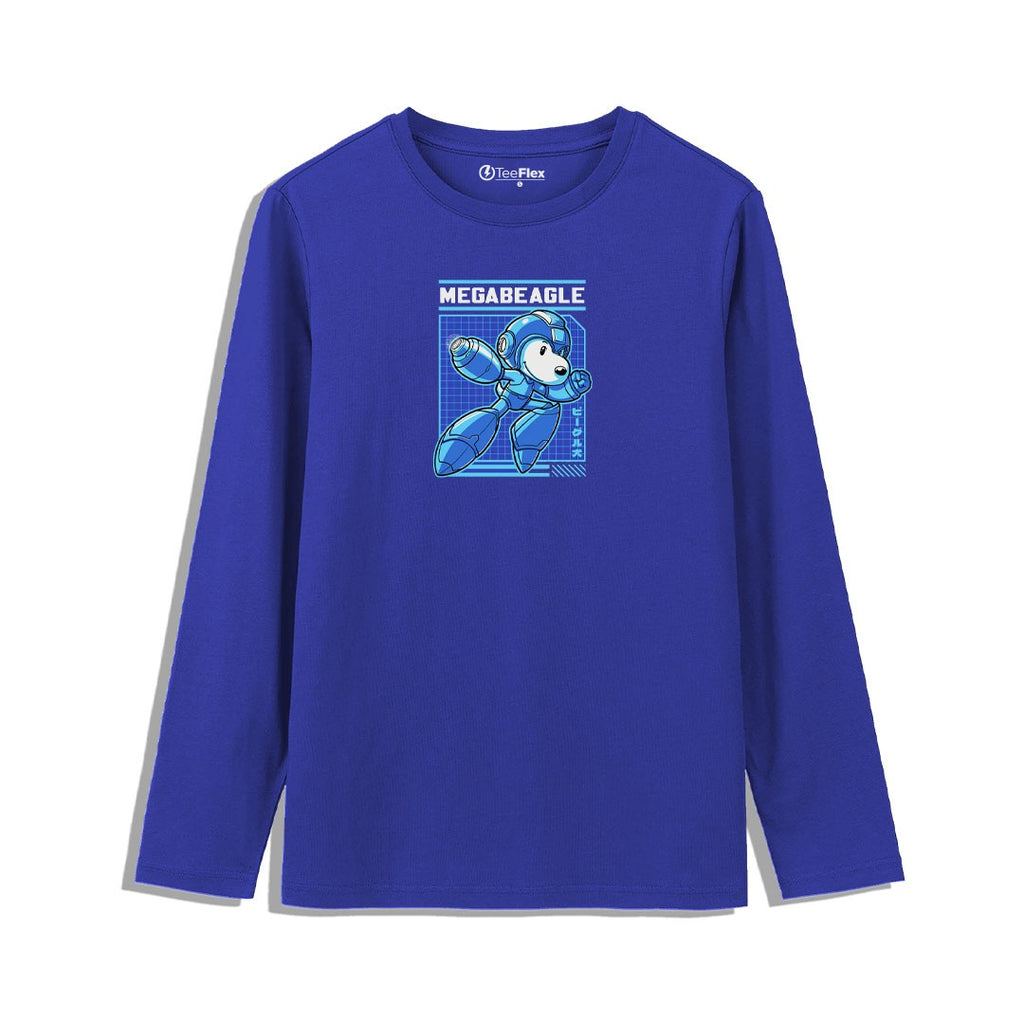Mega Beagle Videogame Full Sleeves Tee