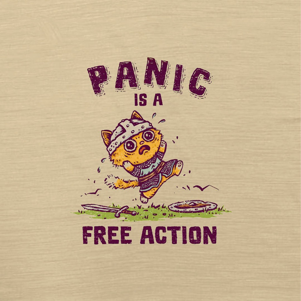 Panic Is A Free Action Regular Tee