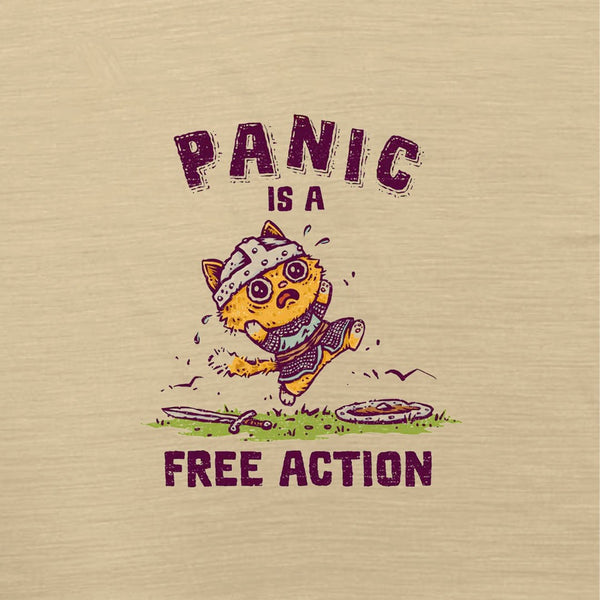Panic Is A Free Action Tee