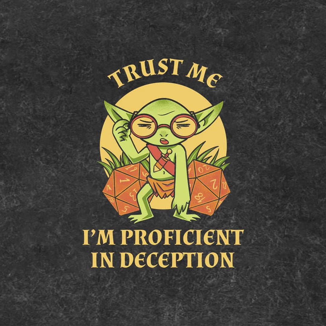 Proficient In Deception Oversized Tee