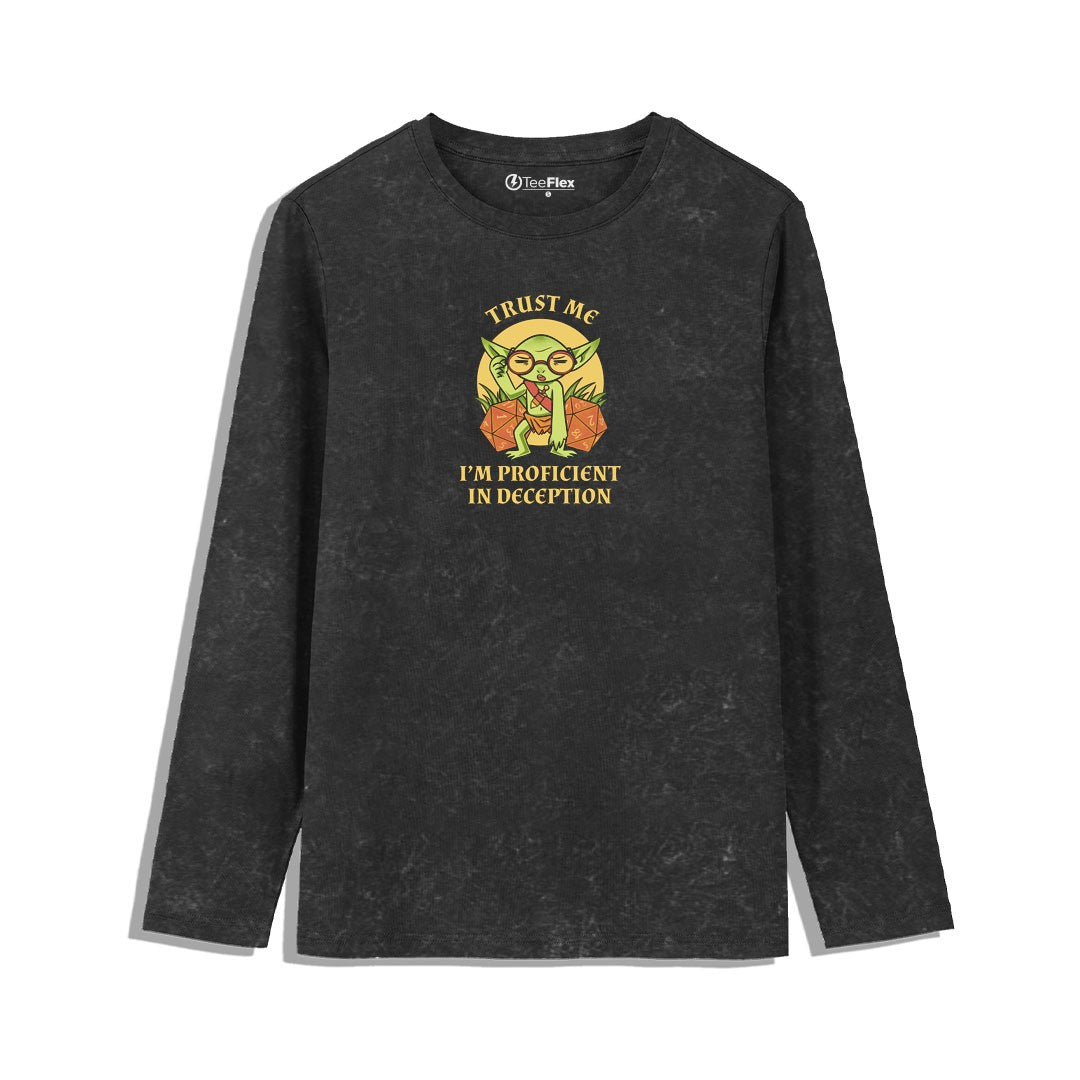 Proficient In Deception Oversized Tee