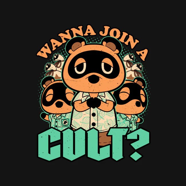 Raccoon Island Cult Oversized Tee