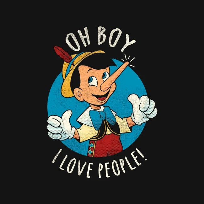 Oh Boy I Love People Tee