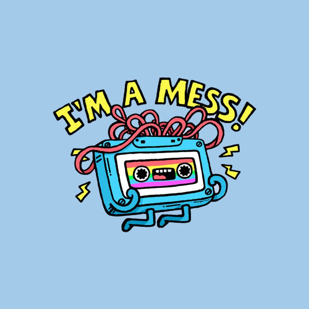 A Mess In The 90s full Sleeves Tee