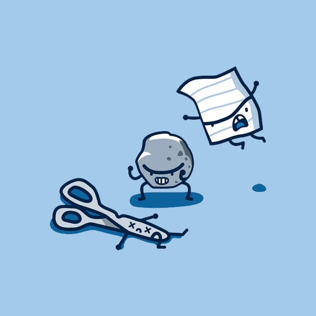 Rock Paper Scissors full Sleeves Tee