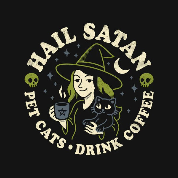 Pet Cats Drink Coffee Tee