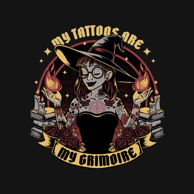 Witch Tattoo Grimoire Tee