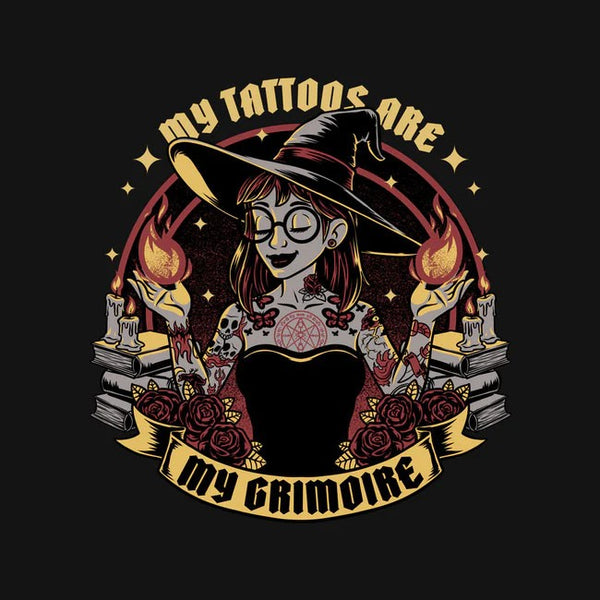 Witch Tattoo Grimoire Tee