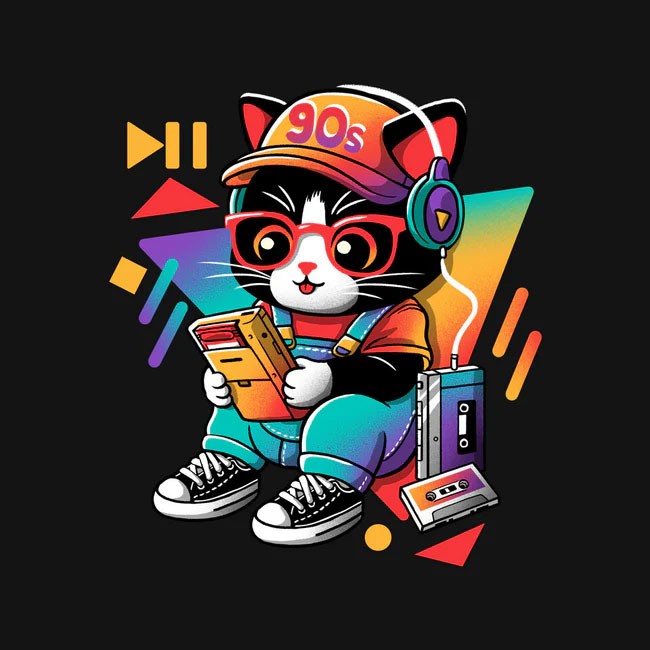 90s Cat Child Regular Tee