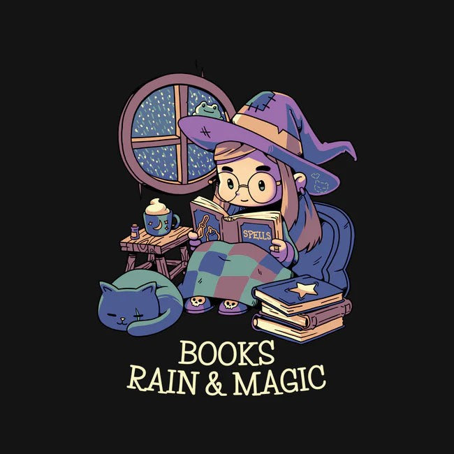 Books Rain And Magic Tee Secondary image
