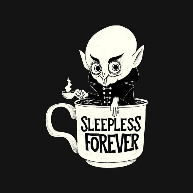 Nosferatu And Coffee Tee Secondary image