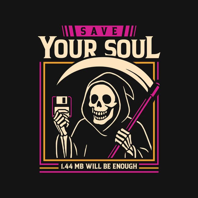 Save Your Soul Oversized Tee