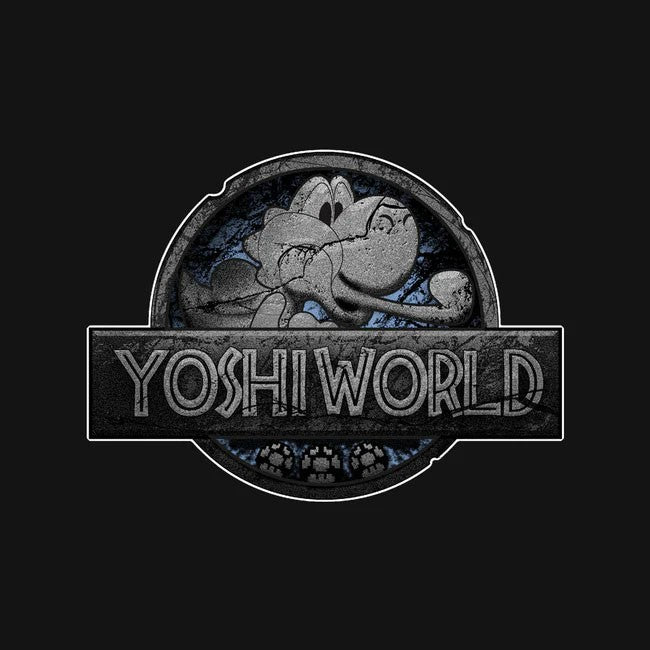 Green Dino World Regular Tee