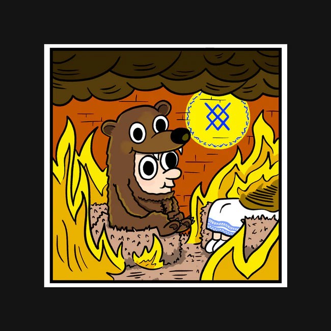 The Bear Is Fine Tee Secondary image