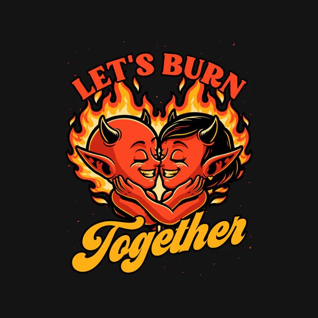 Valentines Burn Together Tee Secondary image