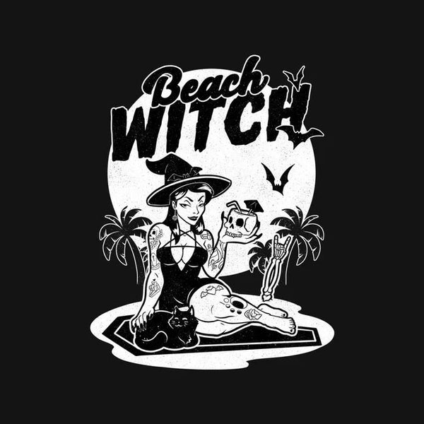 Beach Witch Goth Summer Tee