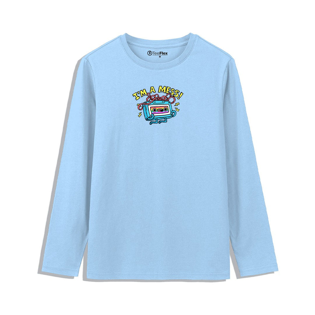 A Mess In The 90s full Sleeves Tee