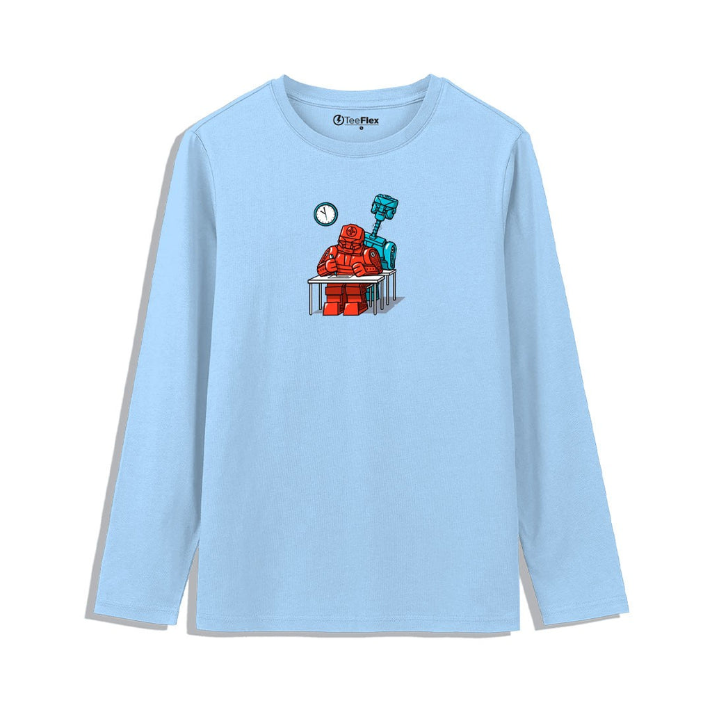 Robot Exam full Sleeves Tee