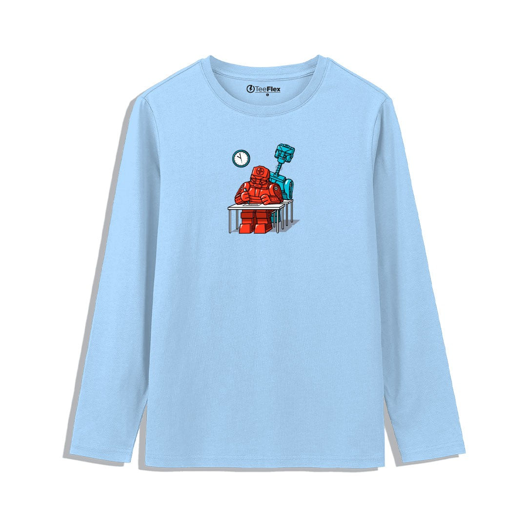 Robot Exam full Sleeves Tee