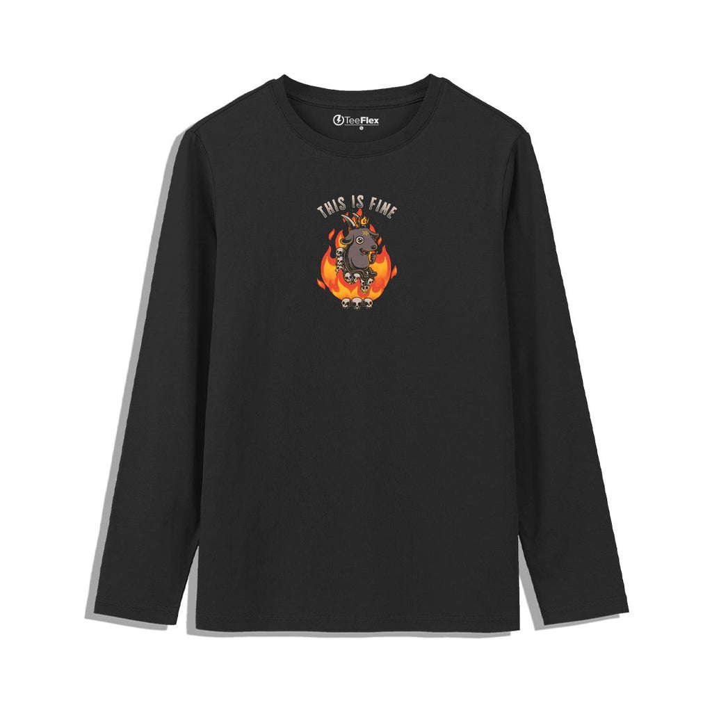 Fire Demon Meme Fine Tee