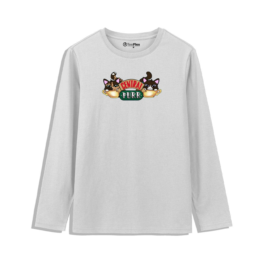 Central Purr full Sleeves Tee