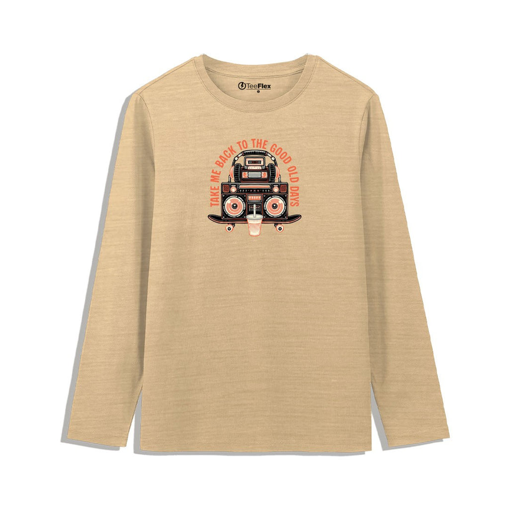 Back To The Good Days full Sleeves Tee
