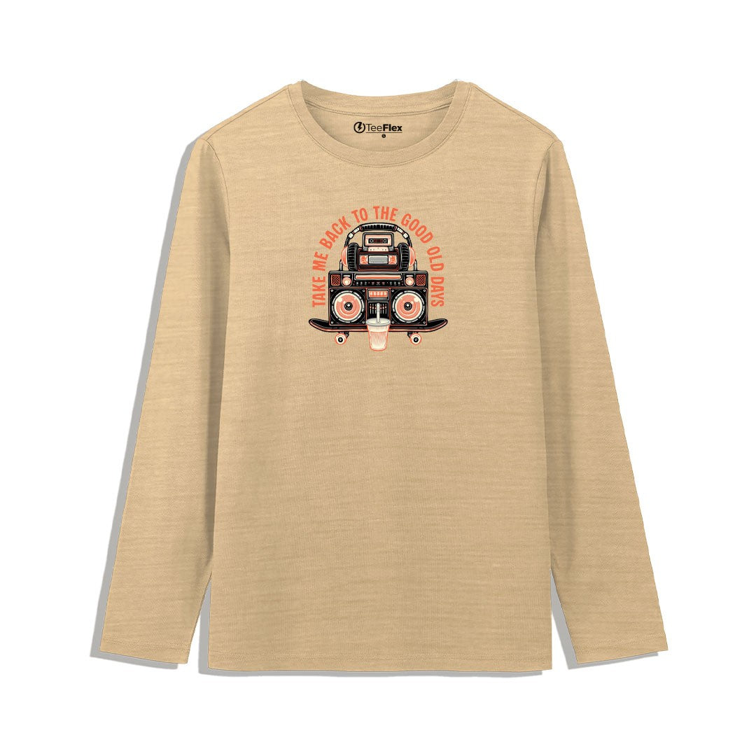 Back To The Good Days full Sleeves Tee